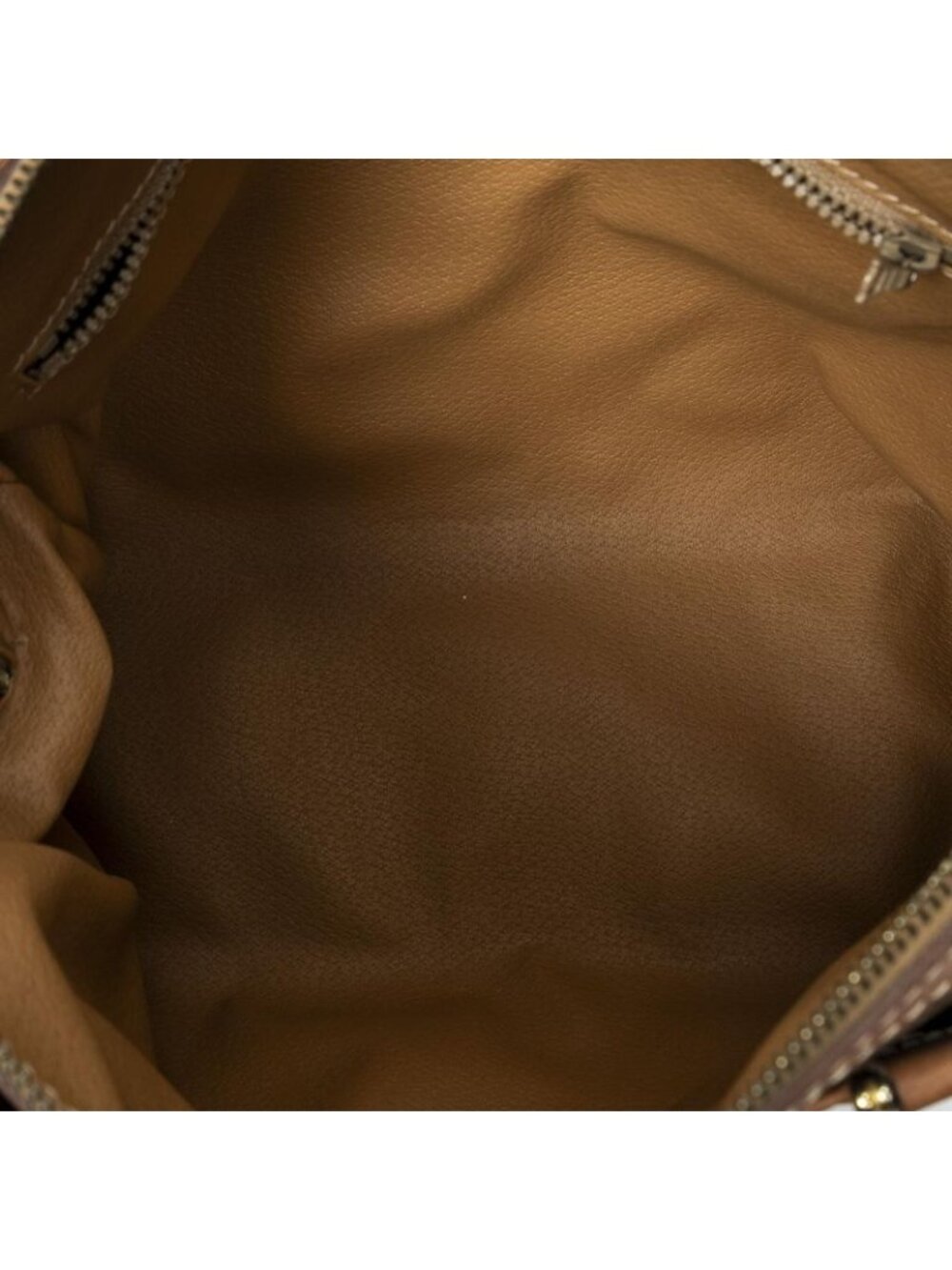 ★SOLD★ Celine Vintage Small Slip Pocket Boston Brown Macadam Canvas - Picture 9 of 10
